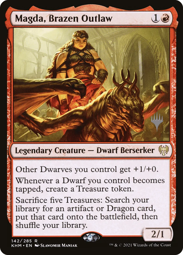 Magda, Brazen Outlaw · Kaldheim Promos
