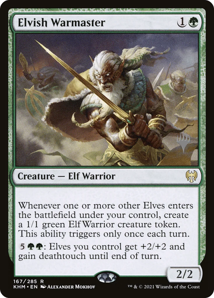 Elvish Warmaster · Kaldheim Promos
