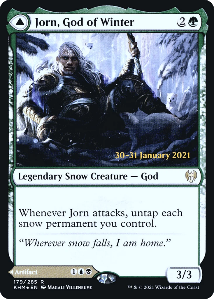 Jorn, God of Winter // Kaldring, the Rimestaff · Kaldheim Promos