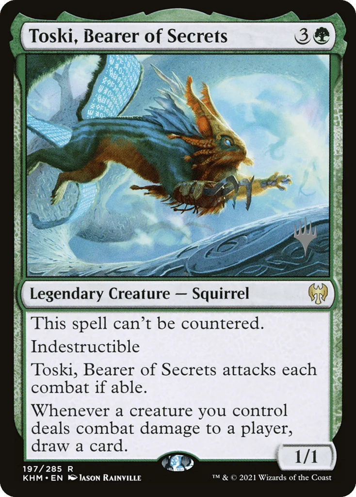 Toski, Bearer of Secrets · Kaldheim Promos