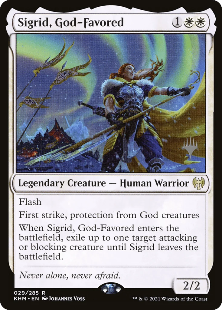 Sigrid, God-Favored · Kaldheim Promos