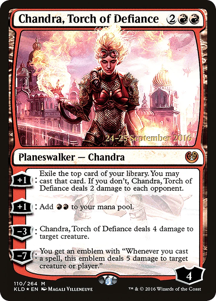 Chandra, Torch of Defiance · Kaladesh Promos