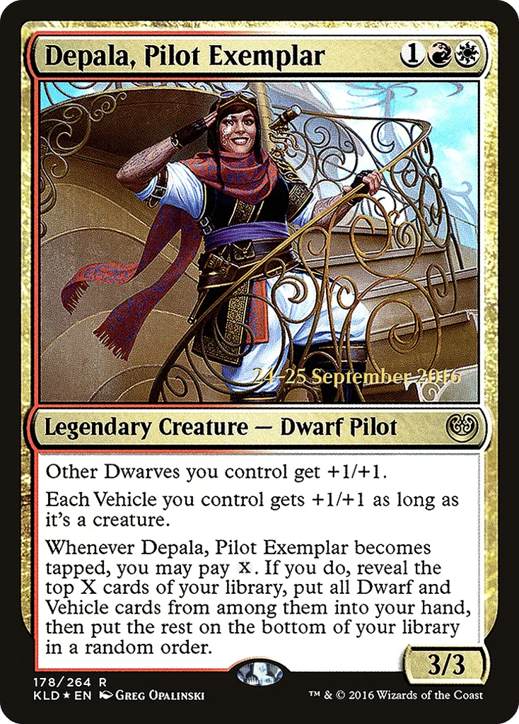Depala, Pilot Exemplar · Kaladesh Promos