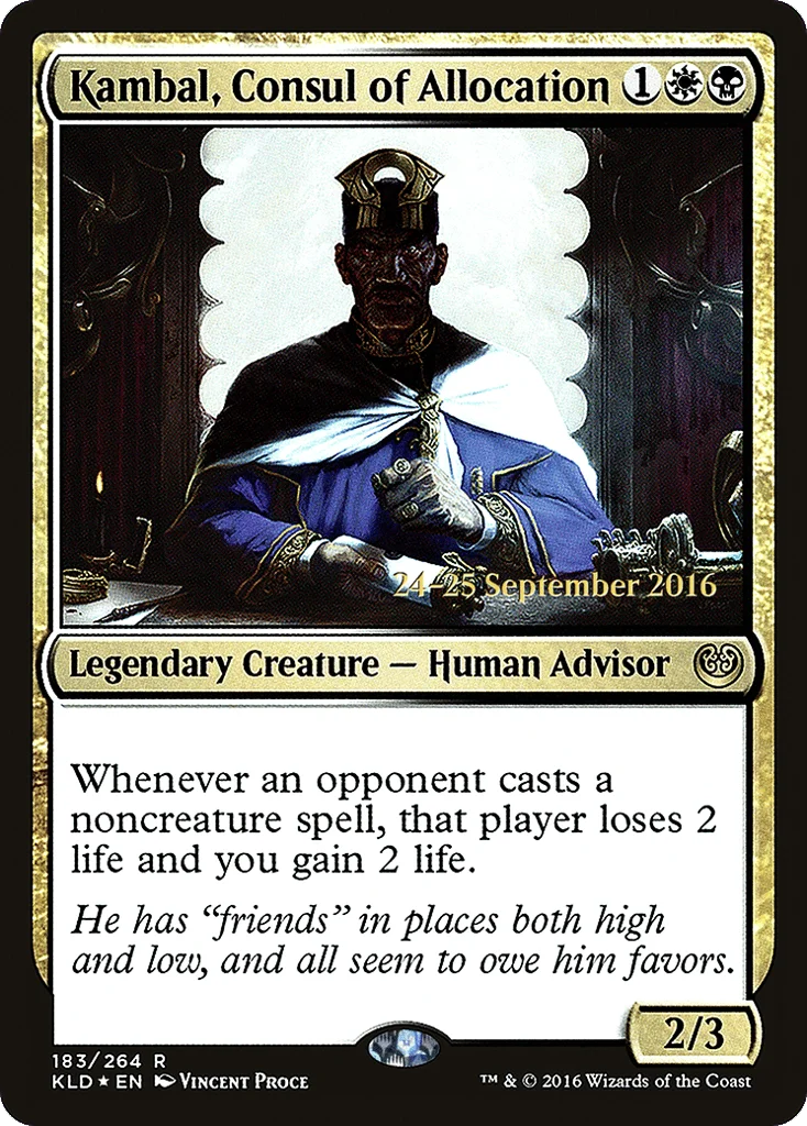 Kambal, Consul of Allocation · Kaladesh Promos