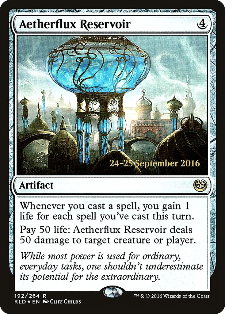 Aetherflux Reservoir · Kaladesh Promos