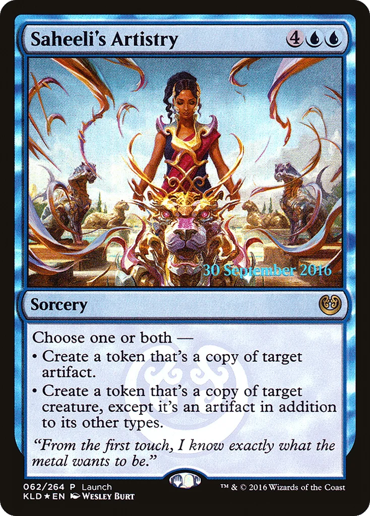 Saheeli's Artistry · Kaladesh Promos