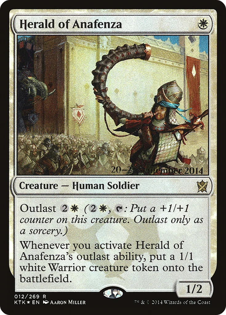 Herald of Anafenza · Khans of Tarkir Promos