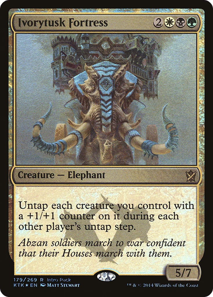 Ivorytusk Fortress · Khans of Tarkir Promos