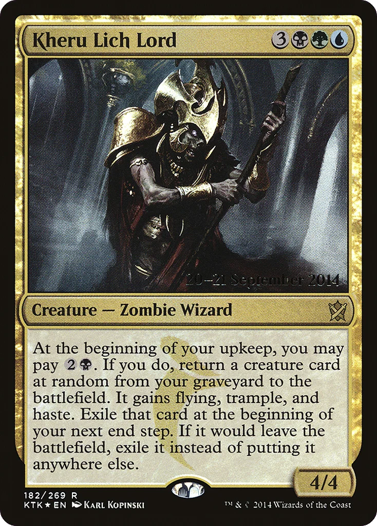 Kheru Lich Lord · Khans of Tarkir Promos