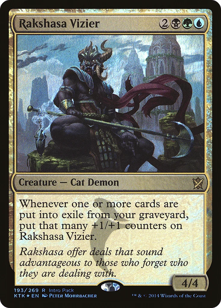 Rakshasa Vizier · Khans of Tarkir Promos