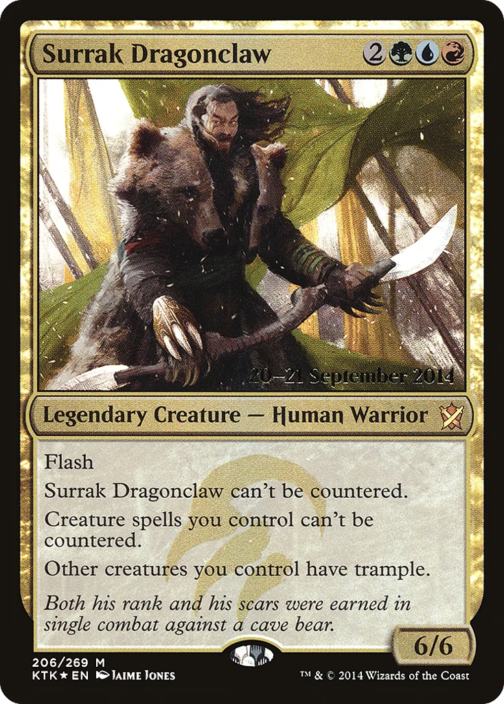 Surrak Dragonclaw · Khans of Tarkir Promos