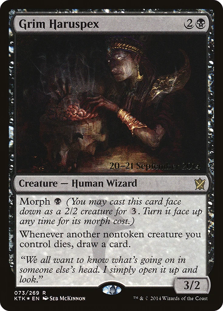 Grim Haruspex · Khans of Tarkir Promos
