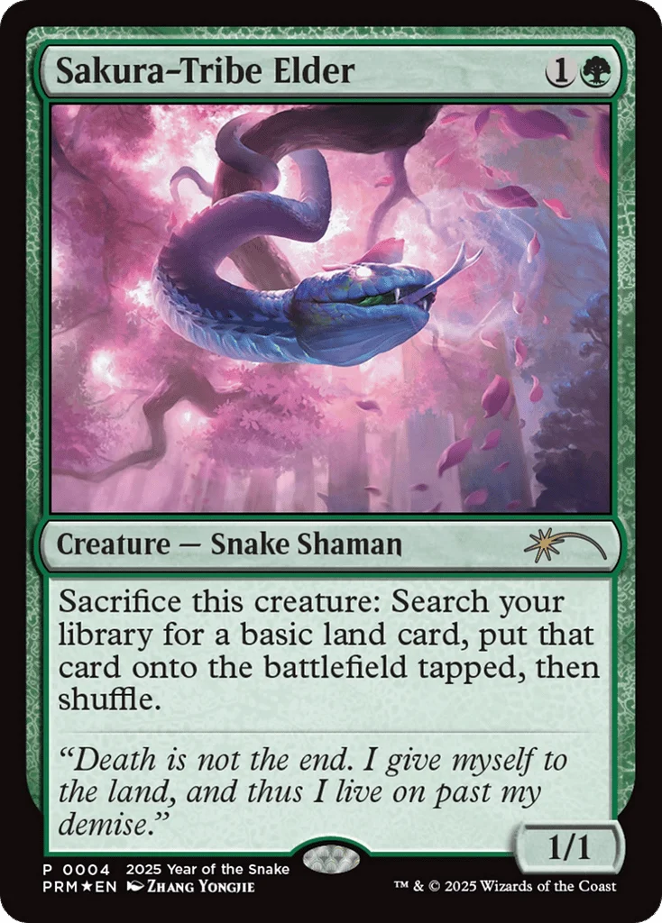 Sakura-Tribe Elder · Year of the Snake 2025