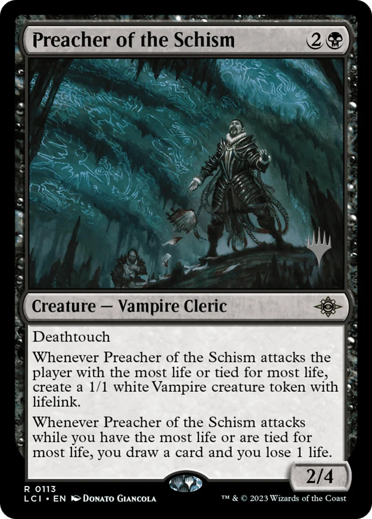 Preacher of the Schism · The Lost Caverns of Ixalan Promos