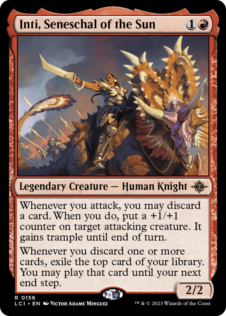 Inti, Seneschal of the Sun · The Lost Caverns of Ixalan Promos