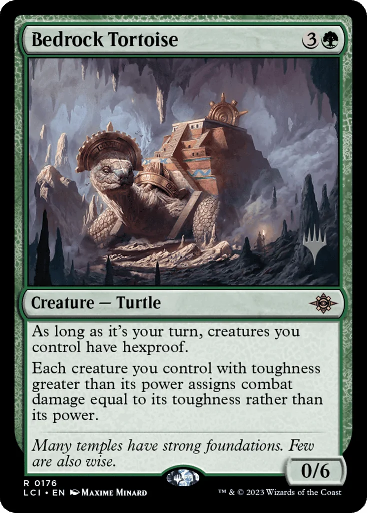 Bedrock Tortoise · The Lost Caverns of Ixalan Promos