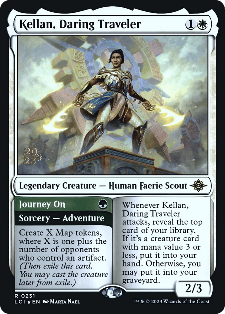 Kellan, Daring Traveler // Journey On · The Lost Caverns of Ixalan Promos