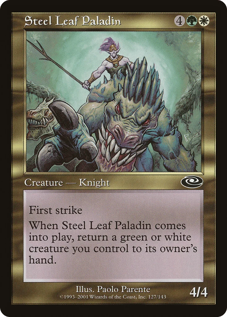 Steel Leaf Paladin · Planeshift