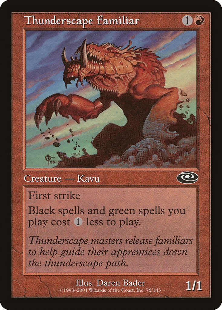 Thunderscape Familiar · Planeshift