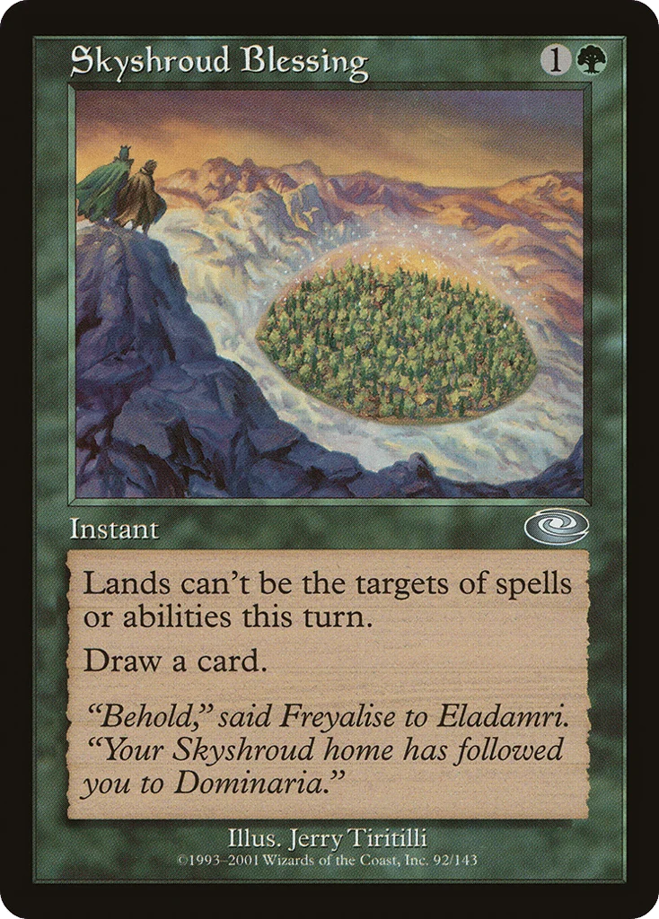 Skyshroud Blessing · Planeshift