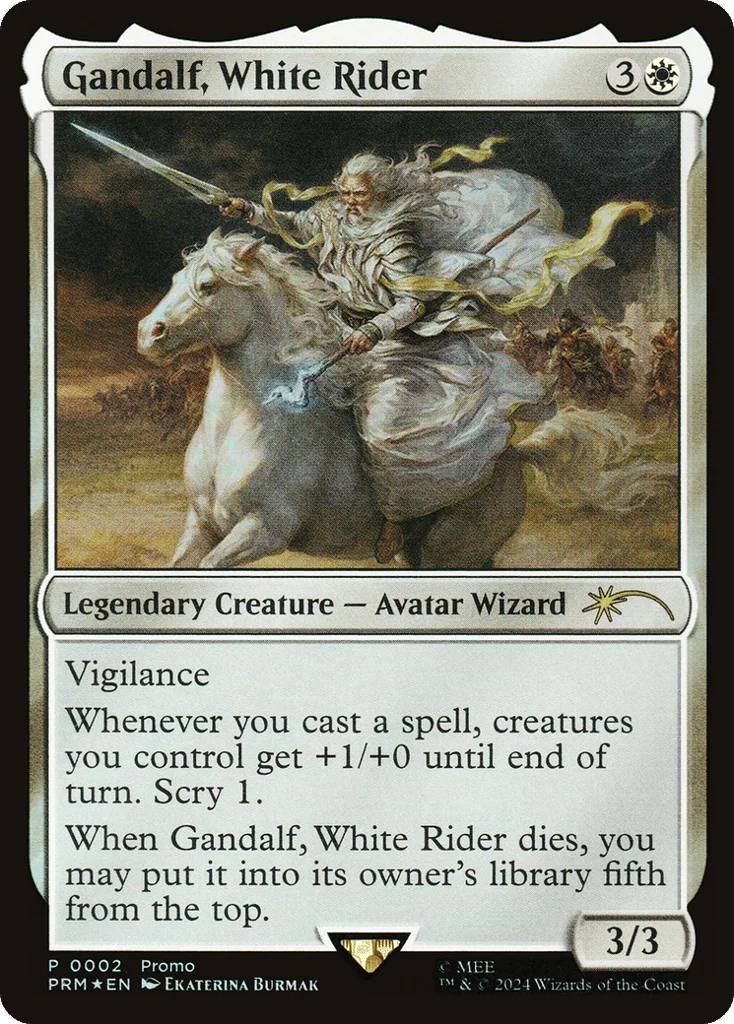 Gandalf, White Rider · Tales of Middle-earth Deluxe Commander Kit