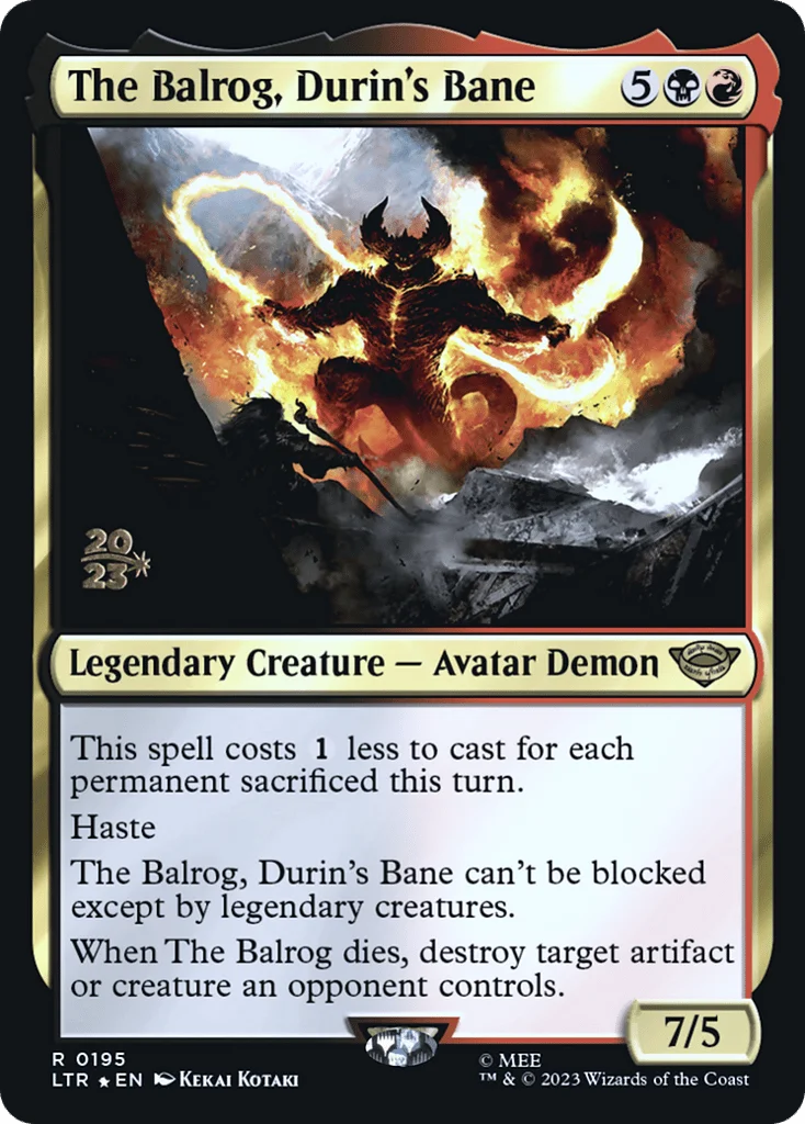 The Balrog, Durin's Bane · Tales of Middle-earth Promos