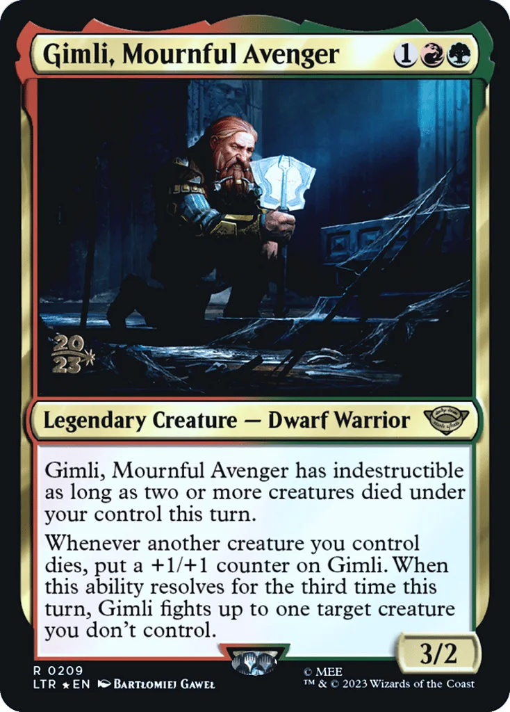Gimli, Mournful Avenger · Tales of Middle-earth Promos