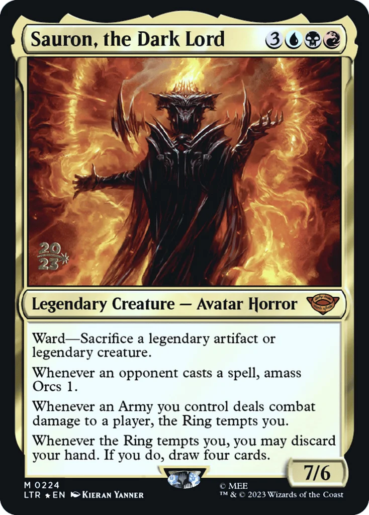 Sauron, the Dark Lord · Tales of Middle-earth Promos