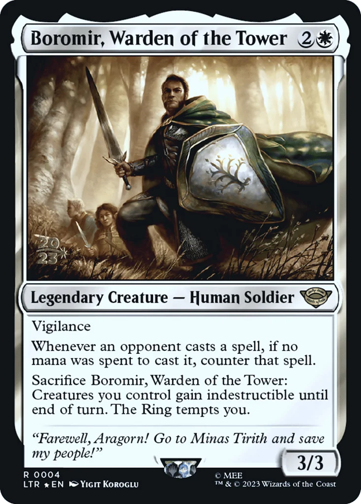 Boromir, Warden of the Tower · Tales of Middle-earth Promos