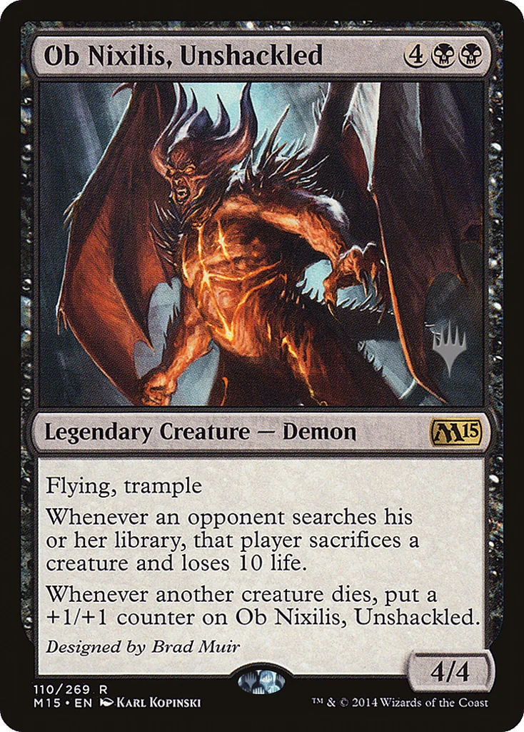 Ob Nixilis, Unshackled · Magic 2015 Promos