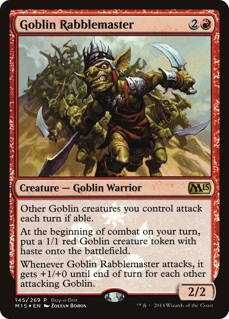 Goblin Rabblemaster · Magic 2015 Promos
