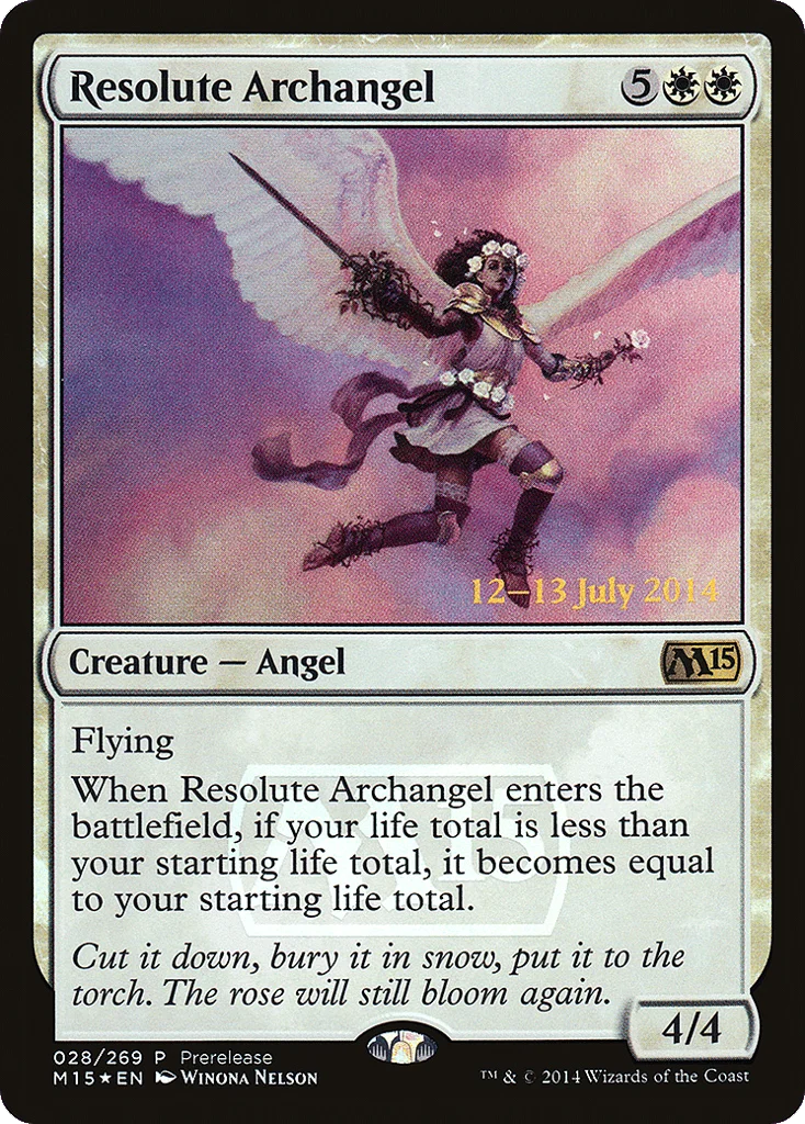Resolute Archangel · Magic 2015 Promos