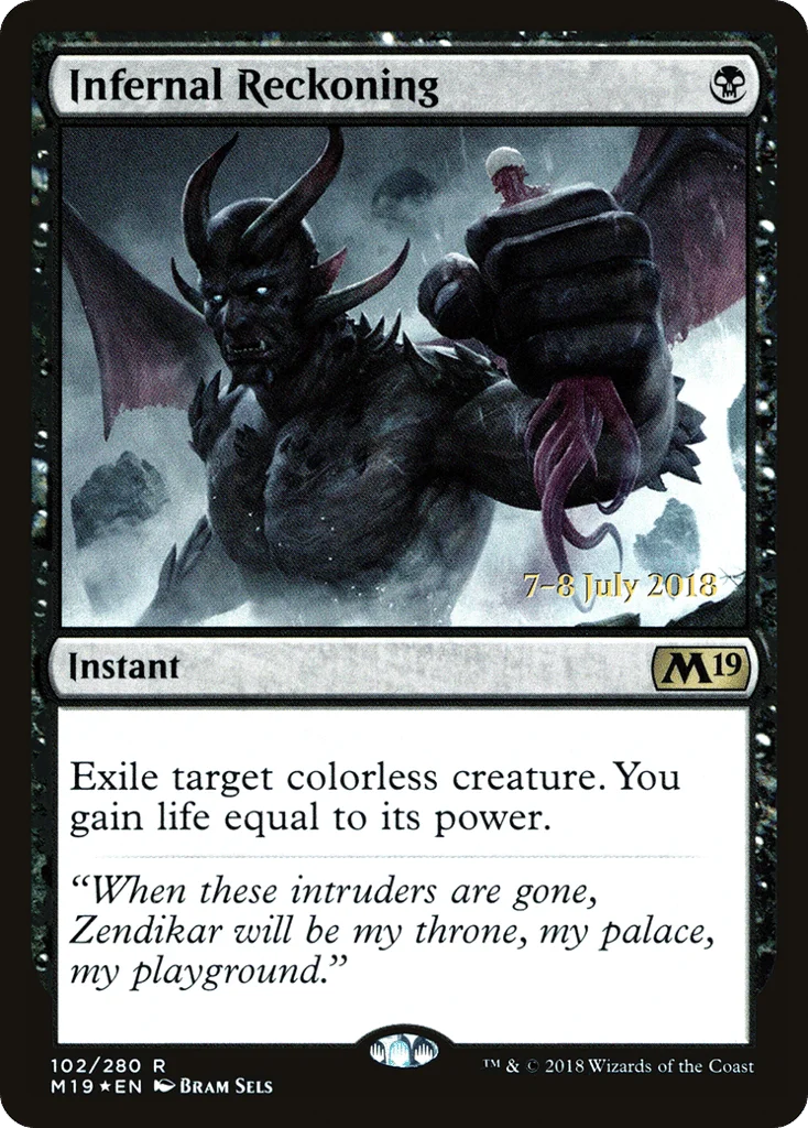 Infernal Reckoning · Core Set 2019 Promos