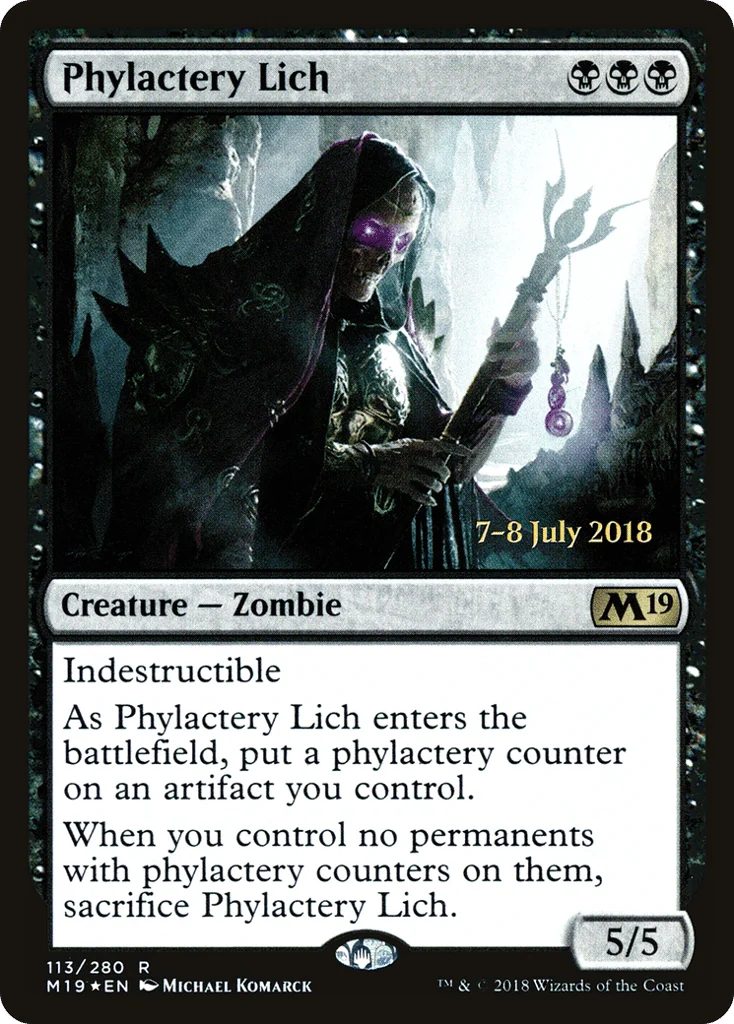 Phylactery Lich · Core Set 2019 Promos