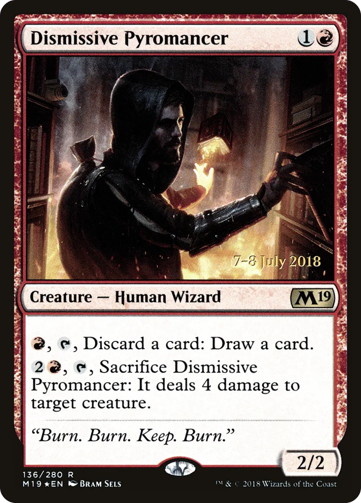 Dismissive Pyromancer · Core Set 2019 Promos