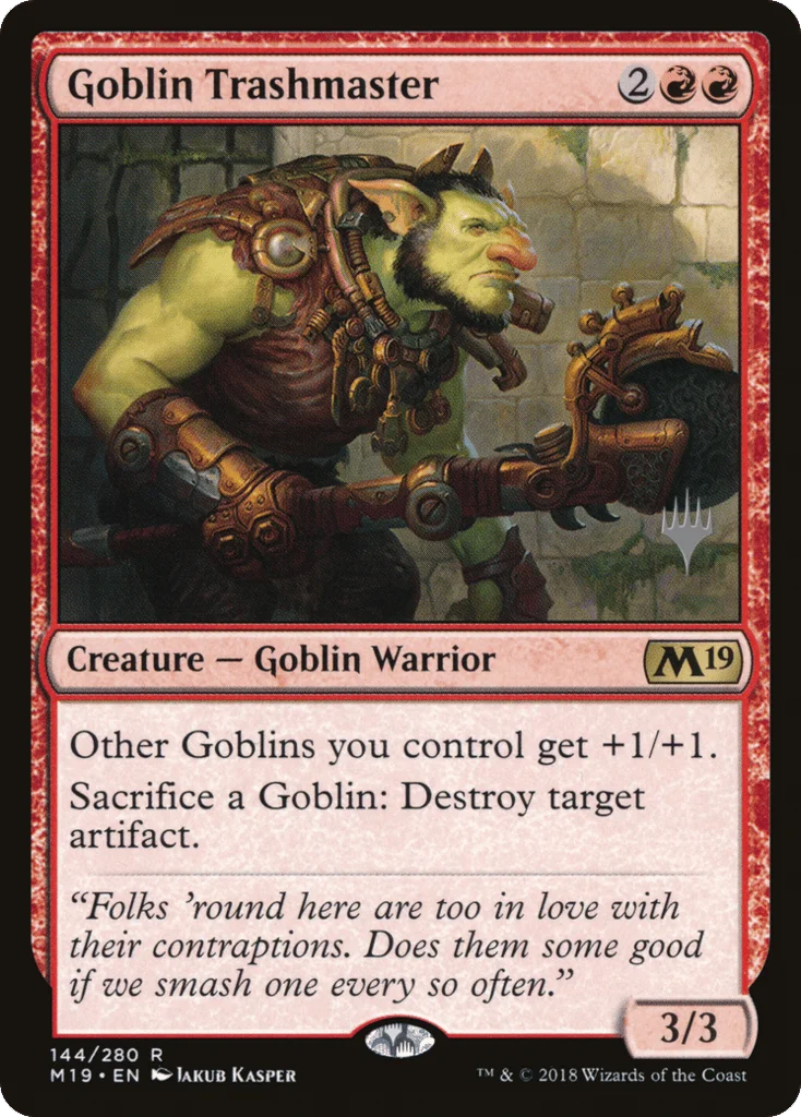Goblin Trashmaster · Core Set 2019 Promos