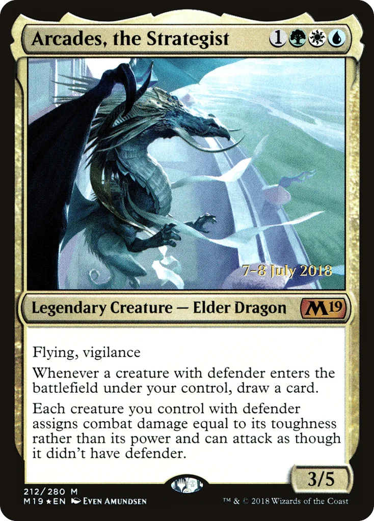 Arcades, the Strategist · Core Set 2019 Promos