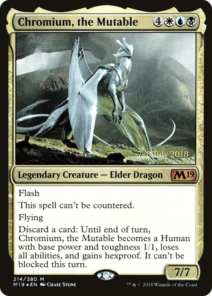 Chromium, the Mutable · Core Set 2019 Promos