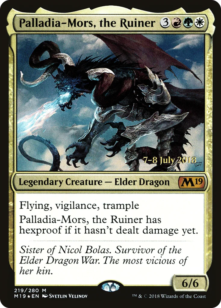 Palladia-Mors, the Ruiner · Core Set 2019 Promos