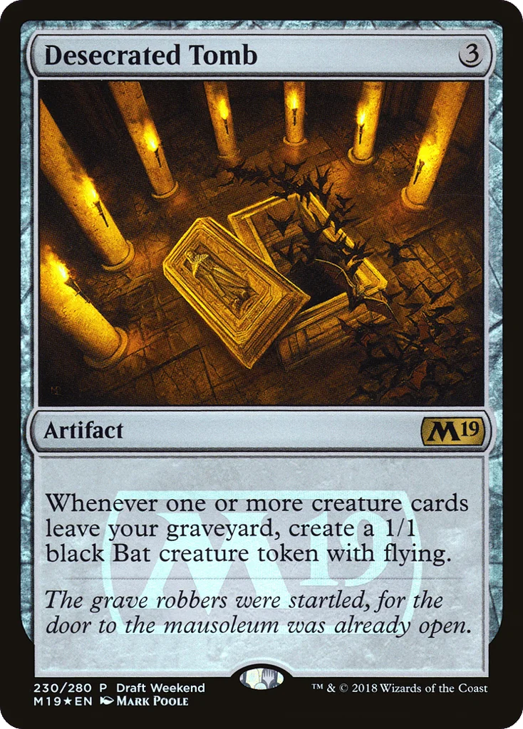 Desecrated Tomb · Core Set 2019 Promos