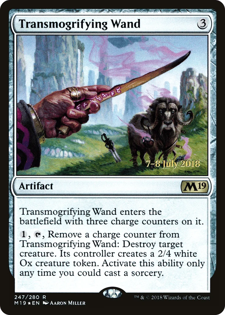 Transmogrifying Wand · Core Set 2019 Promos