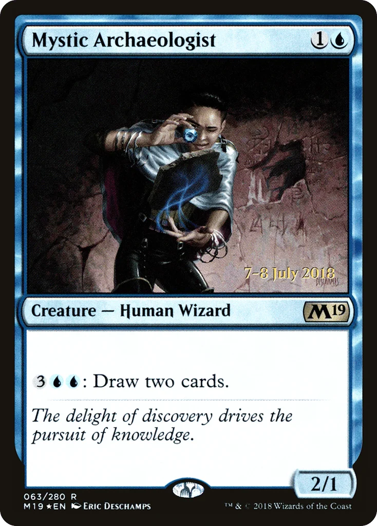 Mystic Archaeologist · Core Set 2019 Promos