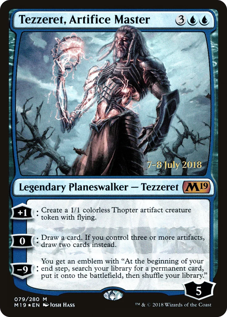 Tezzeret, Artifice Master · Core Set 2019 Promos