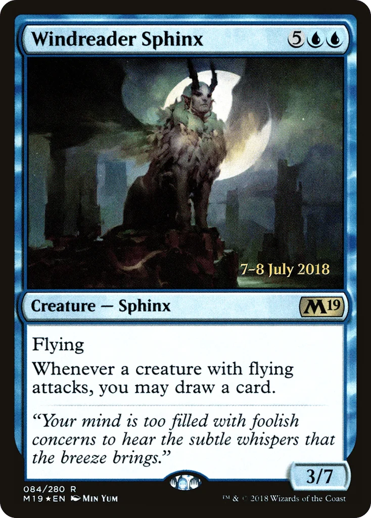 Windreader Sphinx · Core Set 2019 Promos