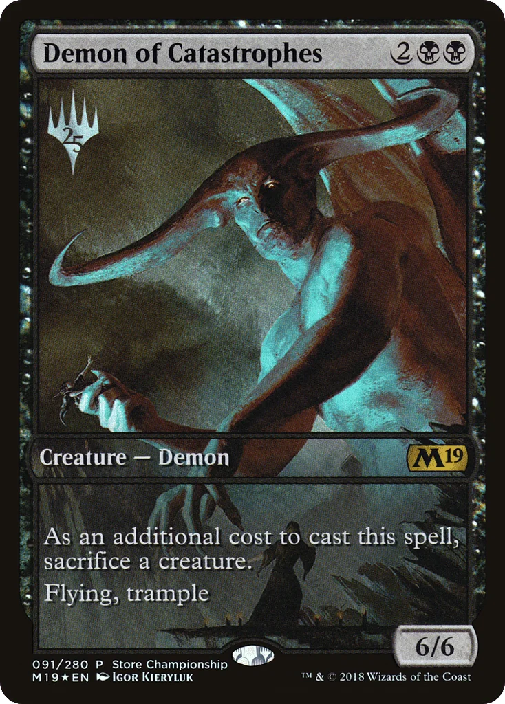 Demon of Catastrophes · Core Set 2019 Promos
