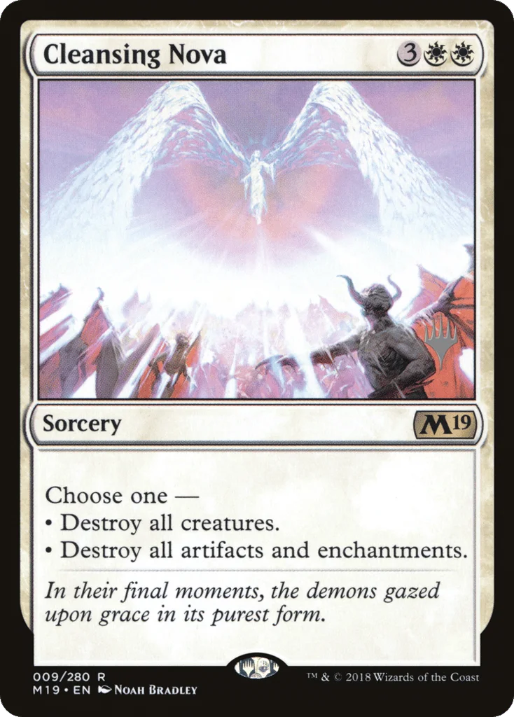 Cleansing Nova · Core Set 2019 Promos