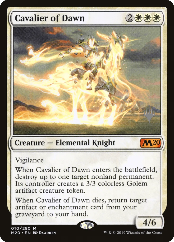 Cavalier of Dawn · Core Set 2020 Promos