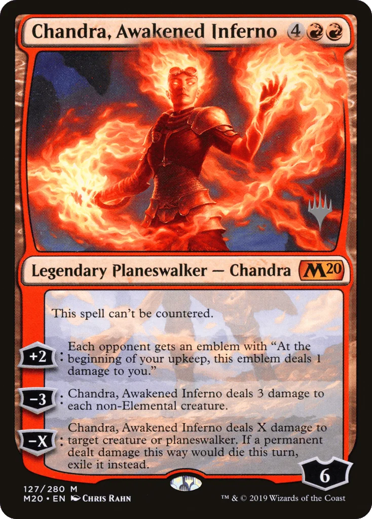 Chandra, Awakened Inferno · Core Set 2020 Promos