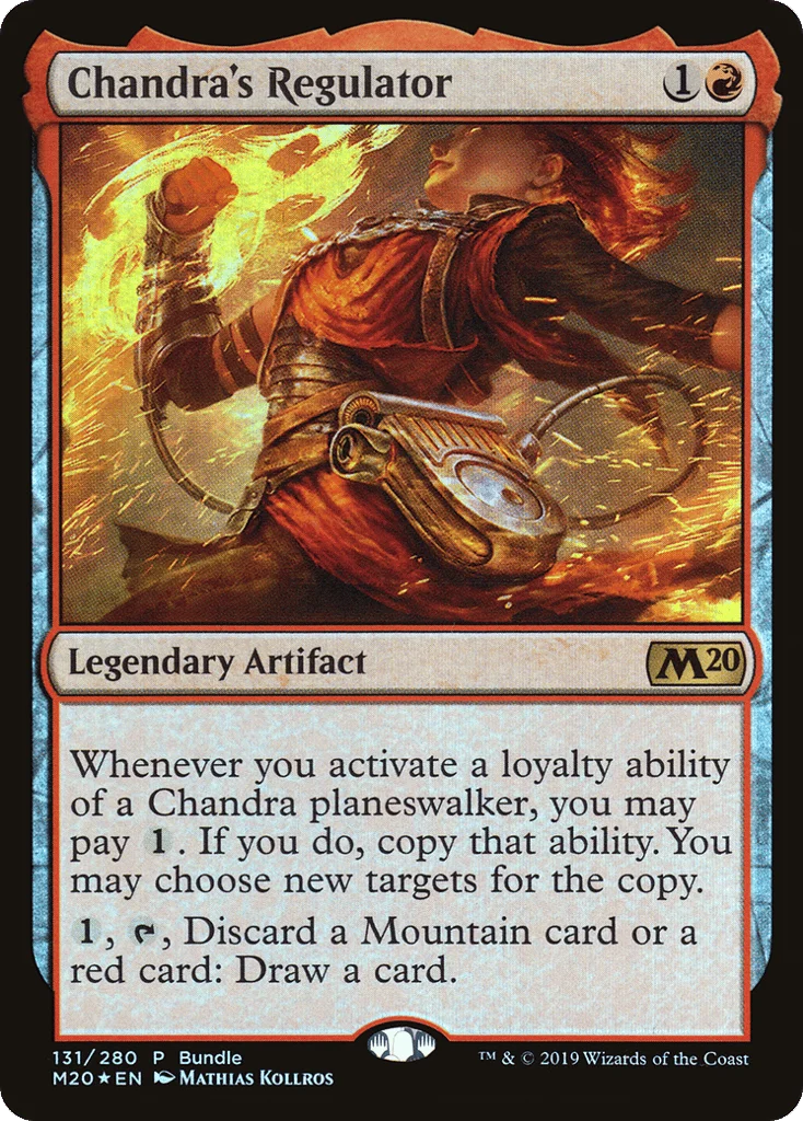 Chandra's Regulator · Core Set 2020 Promos