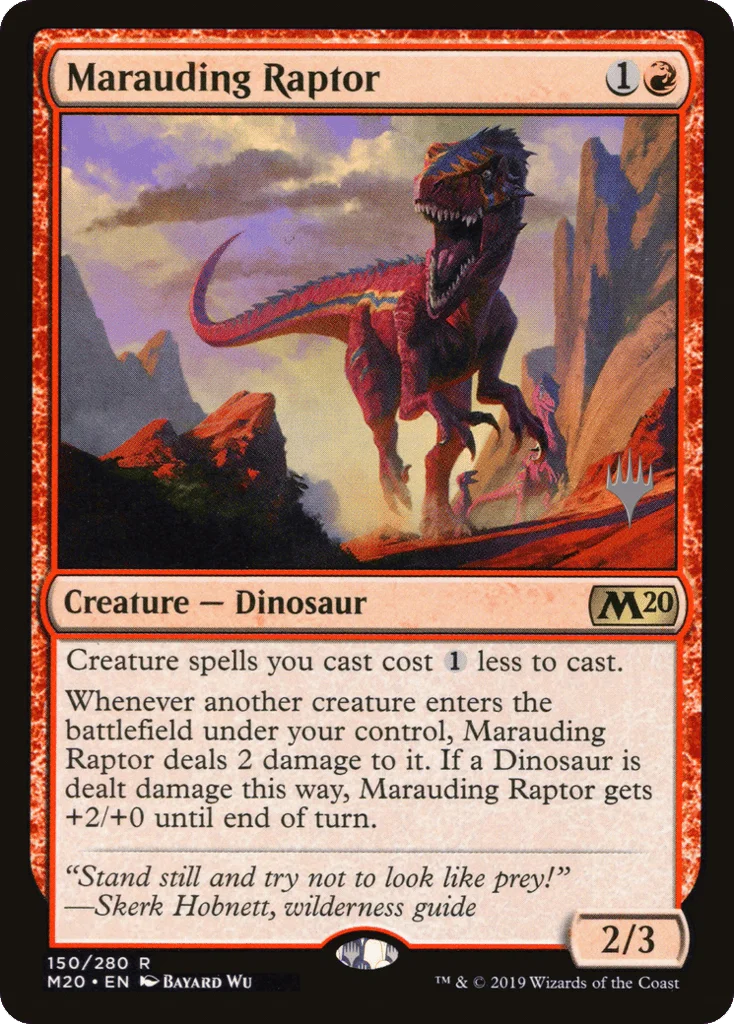 Marauding Raptor · Core Set 2020 Promos